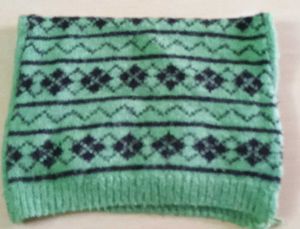 Green Knitted Sweater Vest