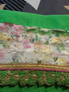 Floral saree