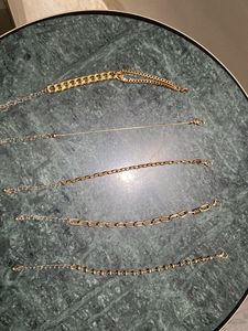 Gold Tone Chain Collection