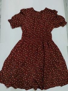 Floral Print Mini Dress