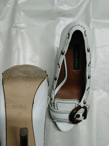Zara Blanco Heels