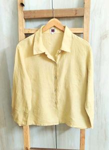 Linen Beige Colour Shirt Size-42-44