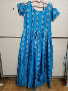 Elegant Blue Ethnic Dress