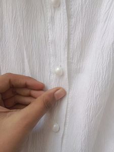 White Korean Top