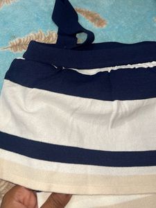 Navy &amp; White Striped Beauty
