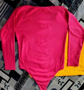 Savana Long Sleeve Bodysuit Top / Corset