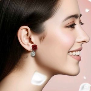 Rose Stud Earrings