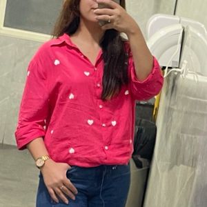 Heart Thread work Shirt