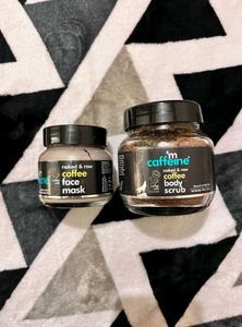 mCaffeine Face Mask & Body Scrub Set