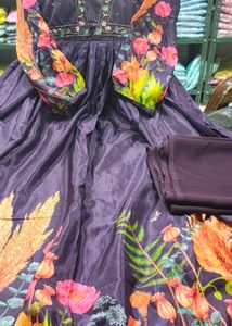 Long Gawn With Dupatta