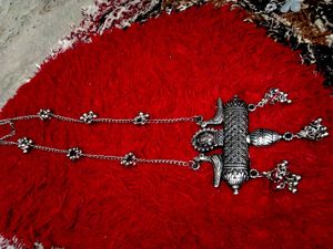 Oxidised Long Chained Neckpiece