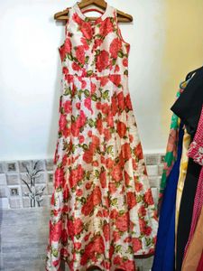 Floral Maxi Dress Chest Size 34-36 inches