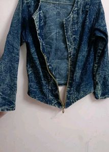 Floral Jumpsuit &amp; Denim Jacket Set Used Twice