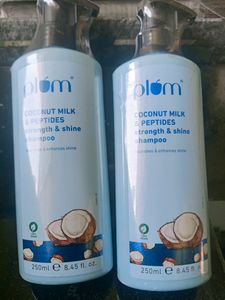 Combo 😱 Of 2 Full Size Plum Coconut🥥 Shampoo🌺