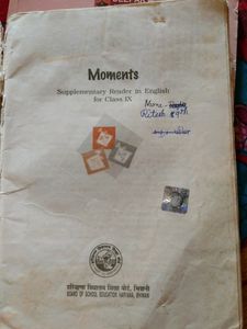 Class 9th Moments Eng Book