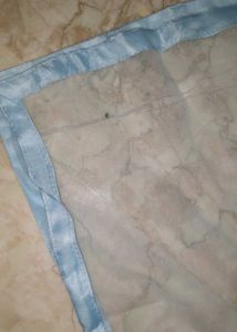 Blue Tulle Fabric Piece