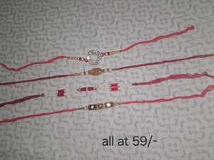 Set Of Handmade Rakhis