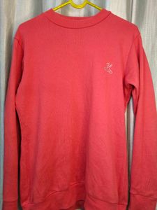 Red Pullover Sweatshirt