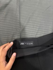 Brand: Zara | Black Belted Skort