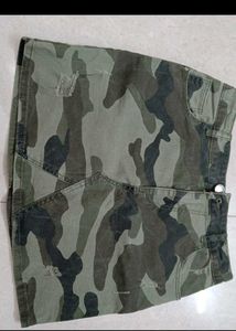 Camo Mini Skirt