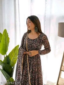 Elegant Printed Kurta Set xxl size