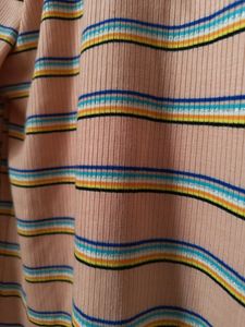Baby Pink Highneck Knit top