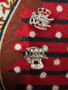 4 Sparkly Crystal Hair Clips