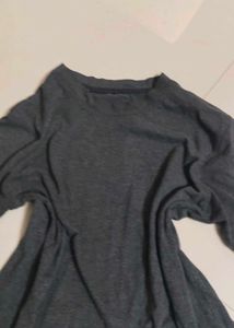 Gray Casual T-Shirt