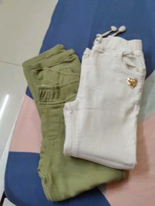Cute Girls' Pants (Set of 2)
