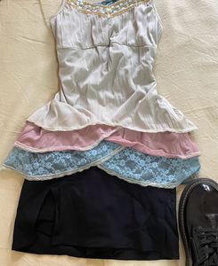 Y2k Aesthetic Pinterest Layered Top