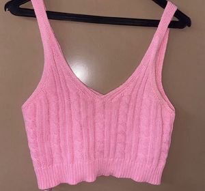 Pink Knitted Top