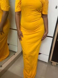 Bodycon Dress With Slit