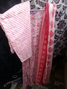 Peach Libas Kurta Pant Set💛