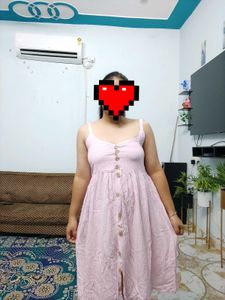 Pink Striped Sundress