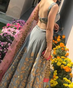 Beautiful Grey Lehenga