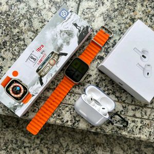 ultra Watch With  3 In 1 Combo