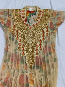 Floral Embroidered Festive Dress