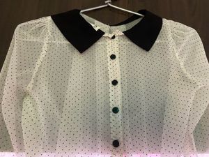 Net Collar Shirt