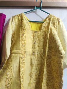 Lemon Yellow Kurti