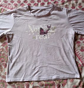 Cropped T Shirt Lavender