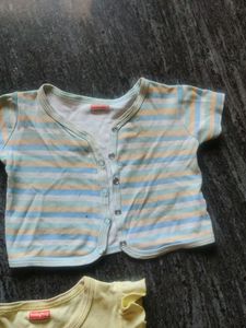 Babyhug Tshirts 0-3M Combo Of 3
