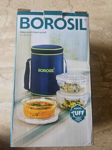 Borosil Glass Lunch Box (Set of 3)