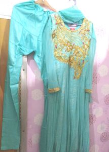 Fancy Partywear Lawn Gawns With  Dupatta