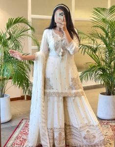 Elegant White Kurta Set