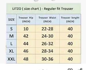 🔥BRAND New LITZO Women High Waist Trouser