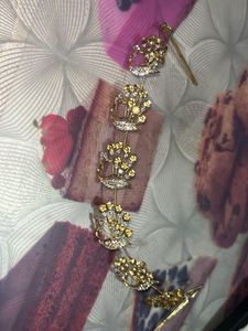 Gold Hair Chain Accessory