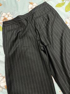 Pinstripe Flare Trousers