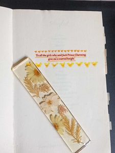 Handmade Resin Bookmark