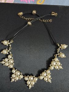 Pearl Cluster Necklace