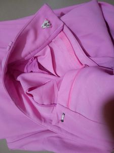 Pink Wide Leg Pants